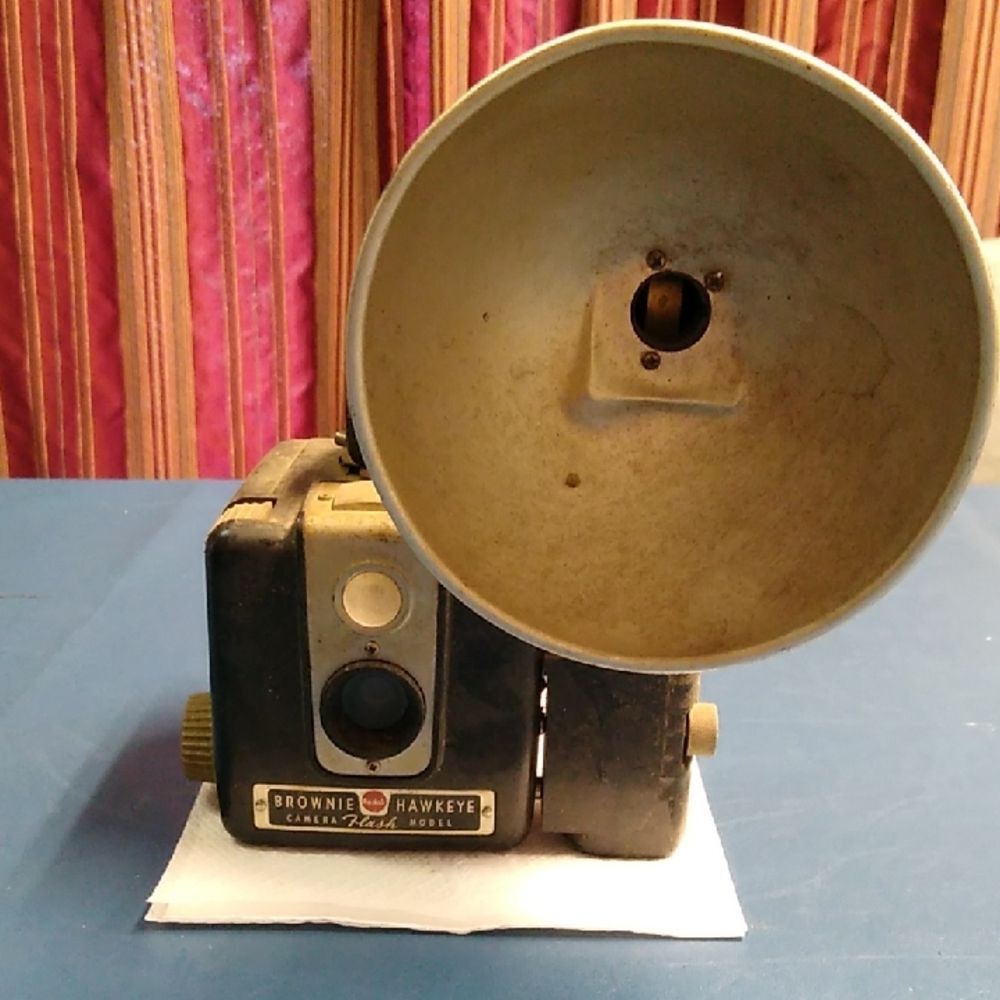 Vintage Hawkeye with Flash, Model Black Camera